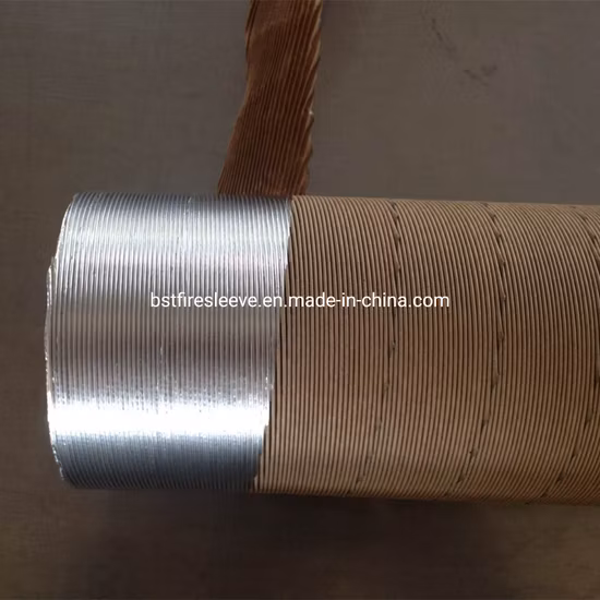 アルミ箔 ガラス繊維 燃料油圧ライン 制御ケーブル エンジン排気システムの重要部品 反射波形チューブ